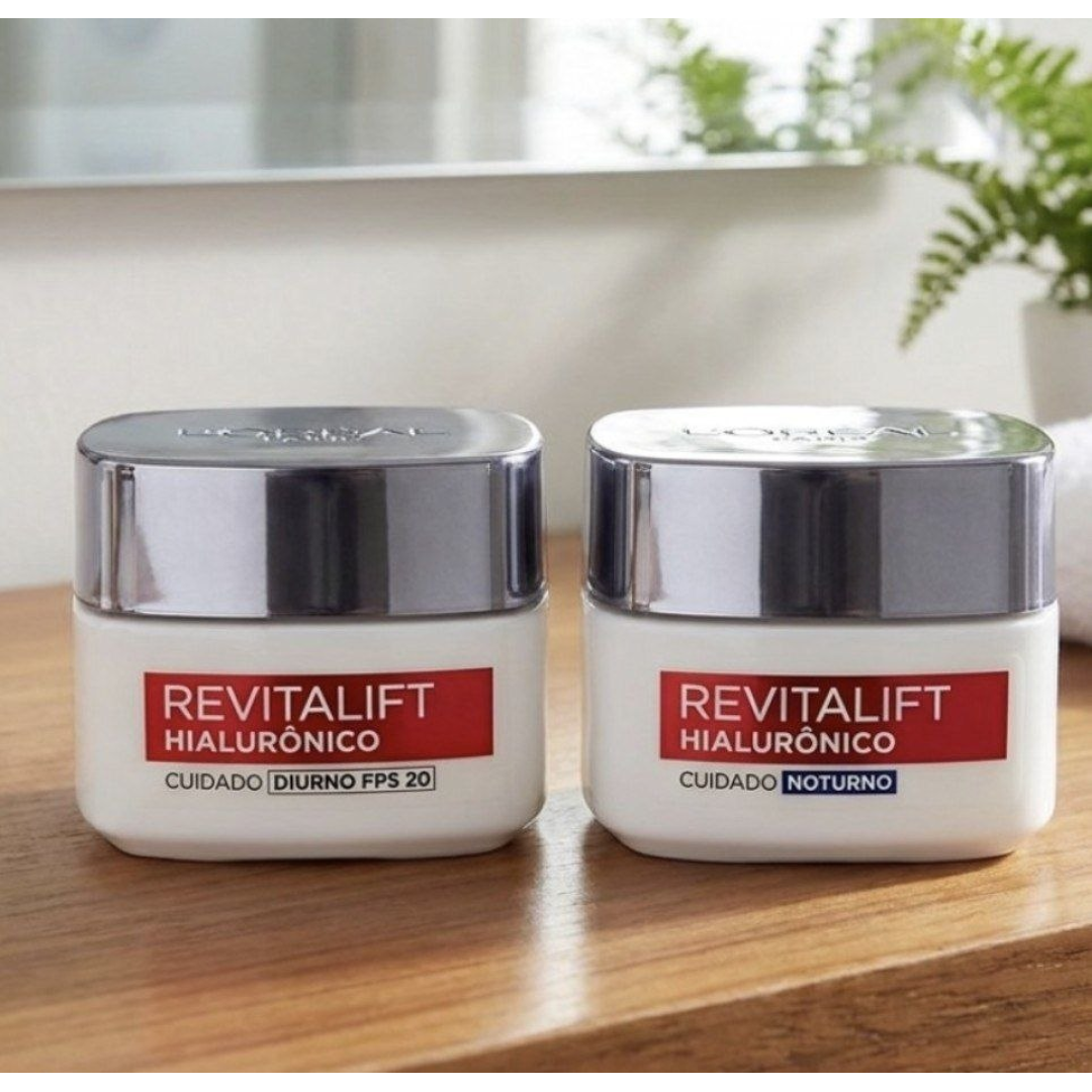 Kit Creme Facial Diurno E Noturno Fps 20 49g L'oréal Paris