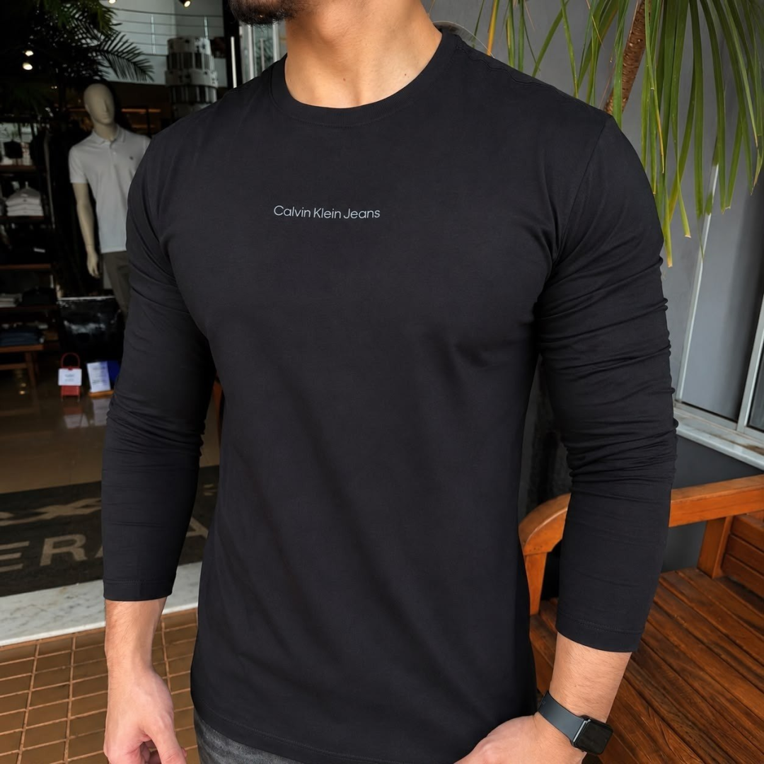 Camiseta Calvin Klein Manga Longa