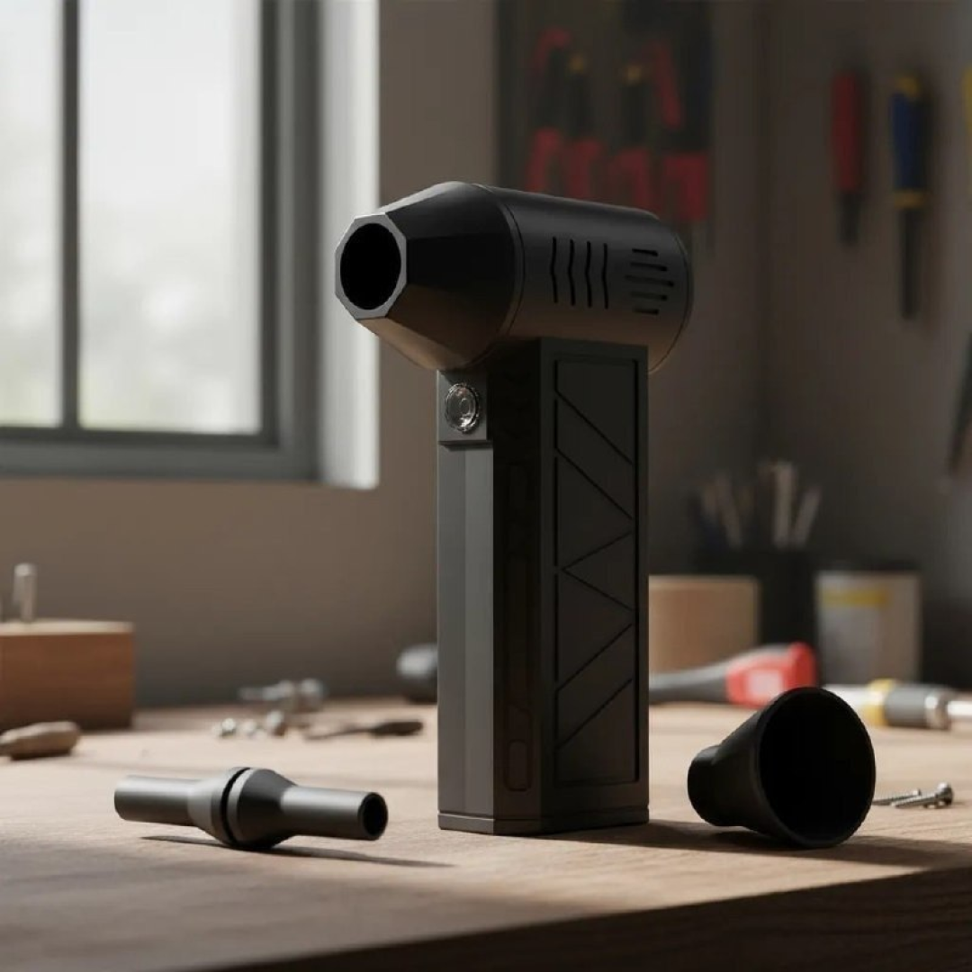Mini Ventilador Soprador Ar Turbo 13.0000rpm Sem Fio Recarregável USB Sem Fio
