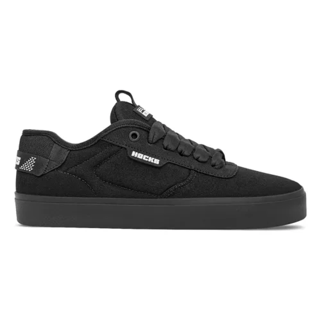 Tênis Hocks Unissex Lona Flat Core Preto Reflex | Preto Preto 43 Br