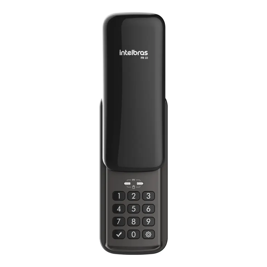 Fechadura Digital de Sobrepor com Senha FR 10 Preto Intelbras