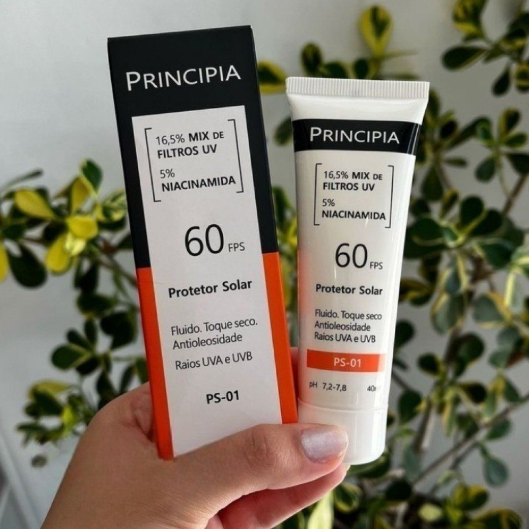 Kit com 2 Protetor Solar Facial PS-01 FPS 60