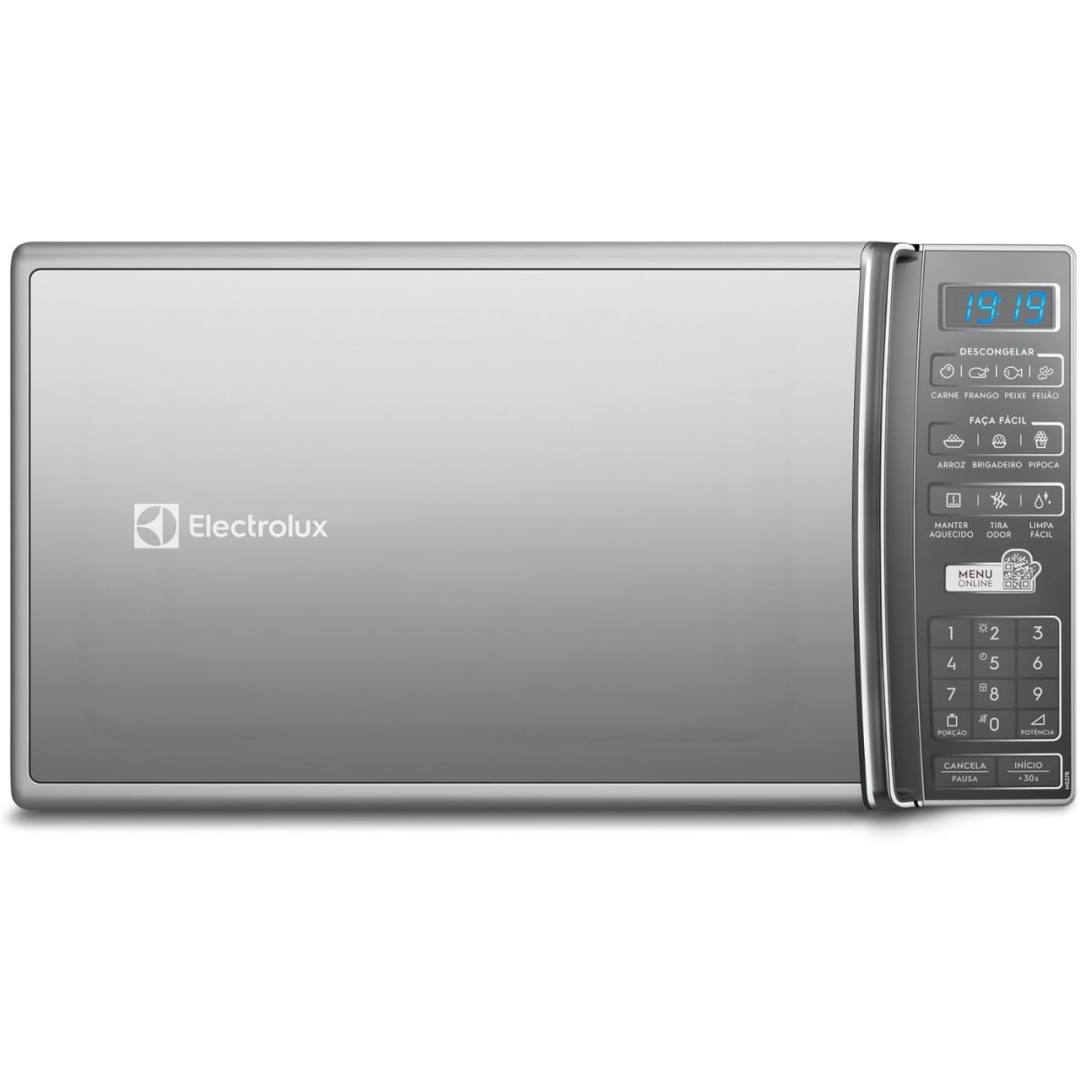 Micro-ondas Electrolux 27L Inox Espelhado com 55 receitas pré-programadas 127v MS37R