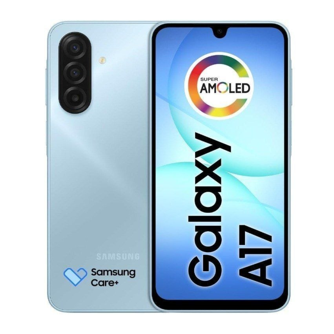 Samsung Galaxy A17, 128GB, 4GB, 50MP Tela 6.7", IP54 - Azul