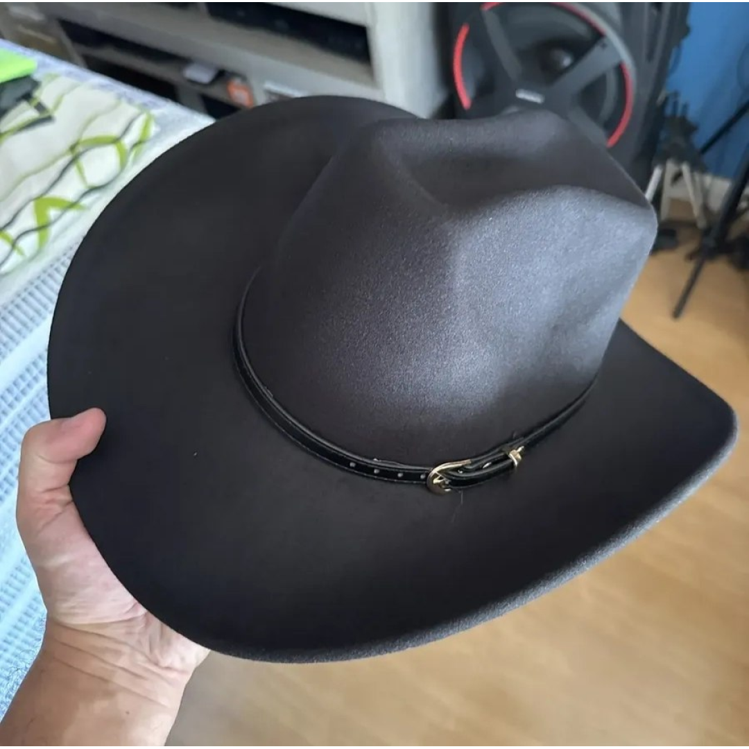 Chapéu Country Cowboy Rodeio Barretos Unissex Elegante