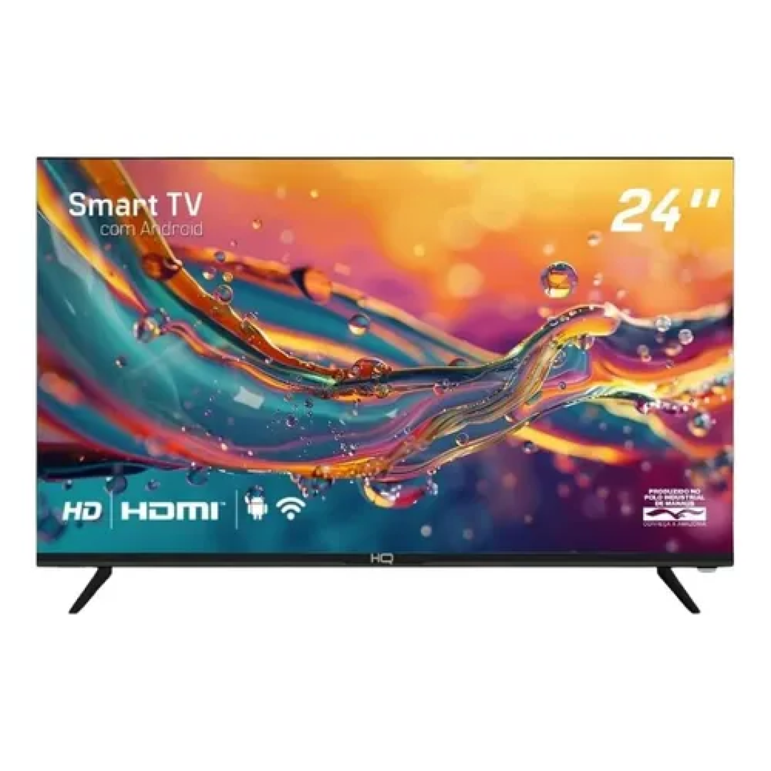 Smart Tv Hq 24 Led 3 Hdmi 2 Usb Wi-fi Android Hqs24nkhm