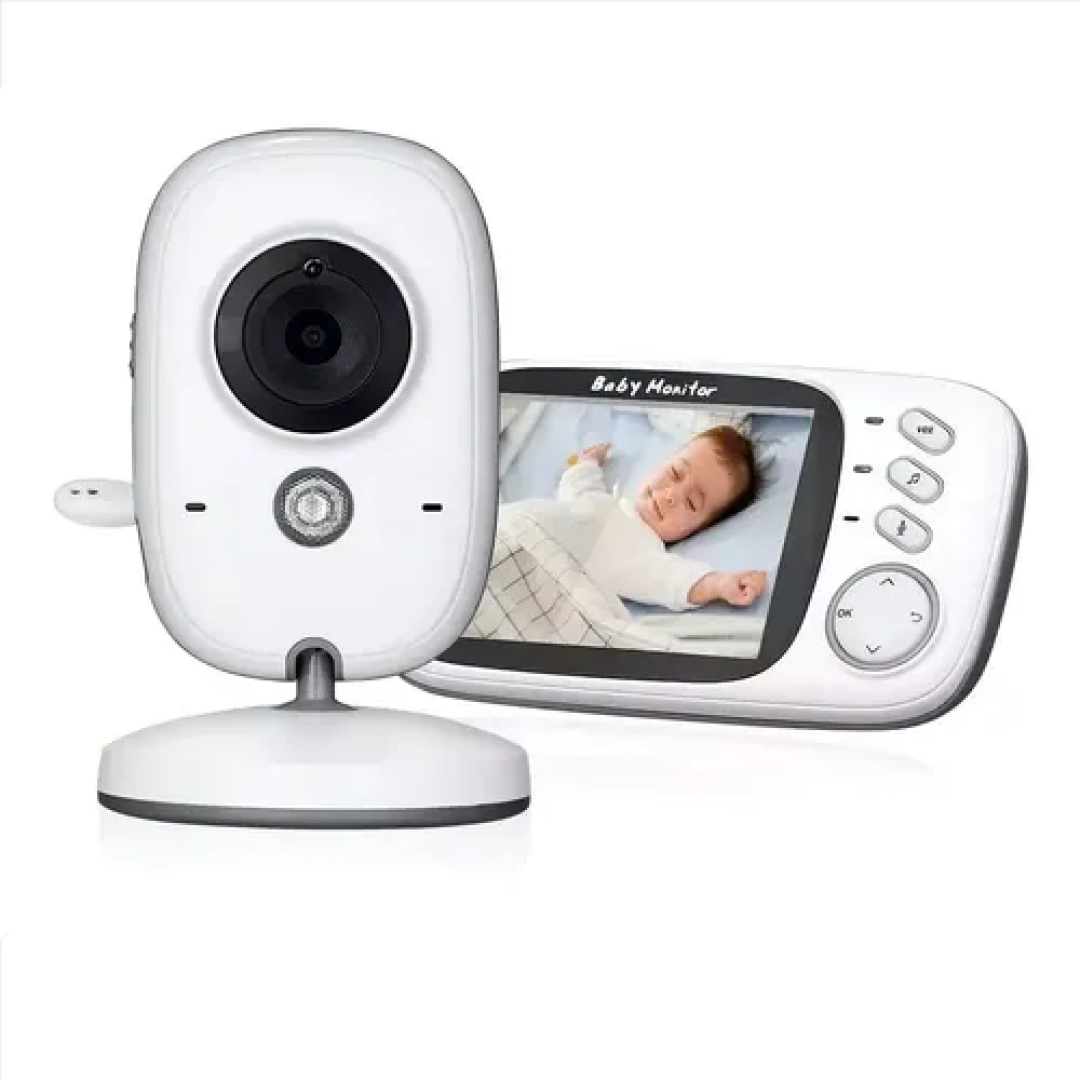 Baba Eletrônica Baby Monitor Vb603 Visão Noturna Dual Audio Branco