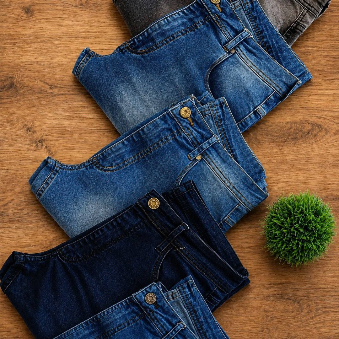 Kit 3 Calça Jeans Masculina Skinny Costura Reforçada