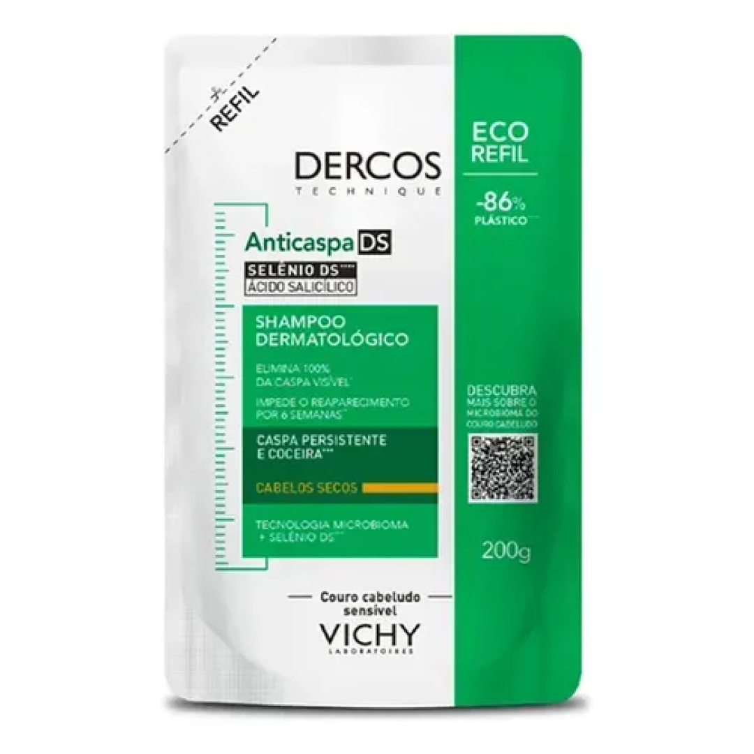 Refil Shampoo Anticaspa Dercos 200g