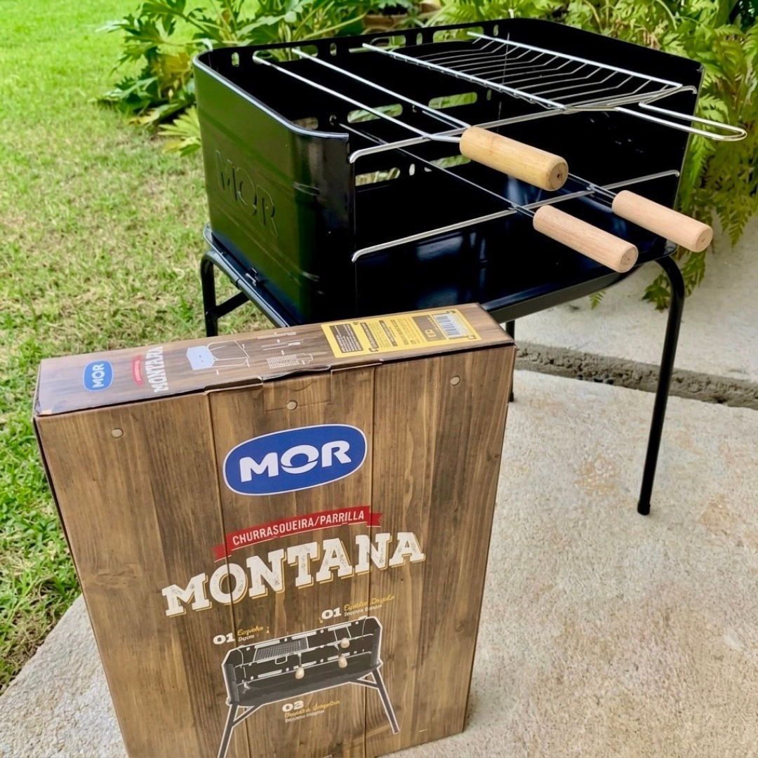 Churrasqueira Móvel Mor Montana 3005 54cmx35cmx64cm