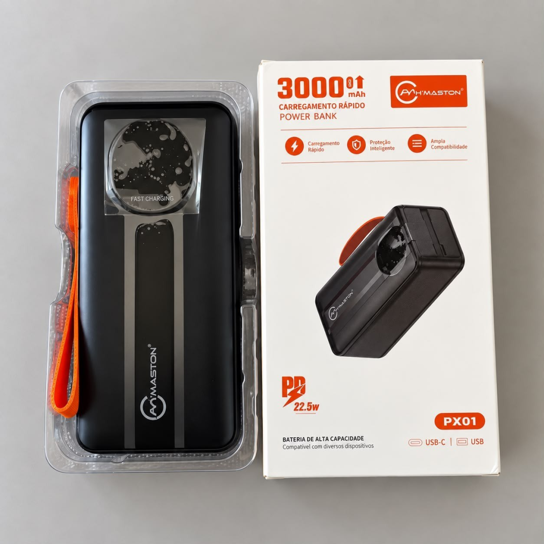 Power Bank Portátil 30000 22.5w Digital