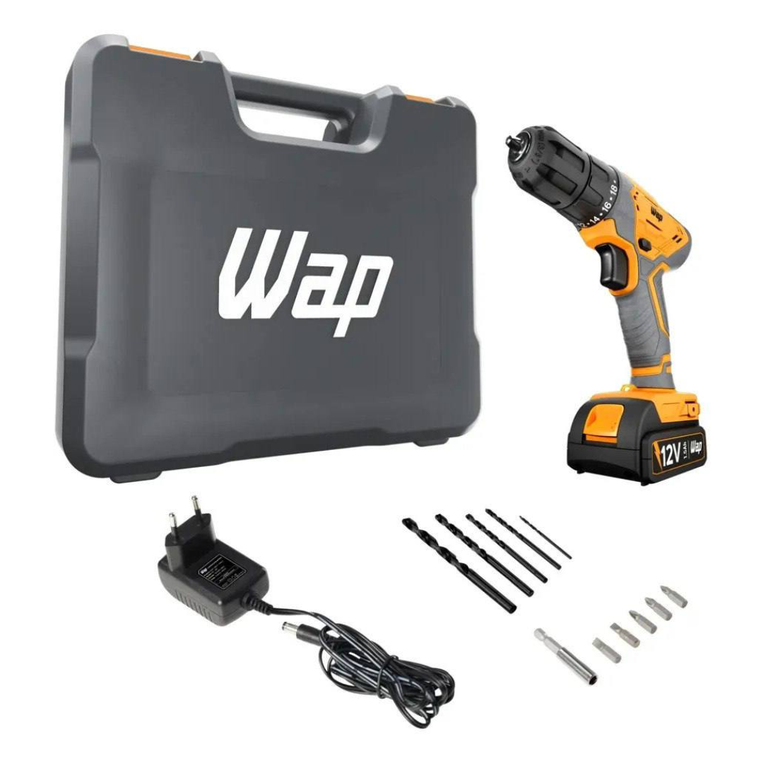 Parafusadeira e Furadeira WF12K3.2 Bateria 12V WAP