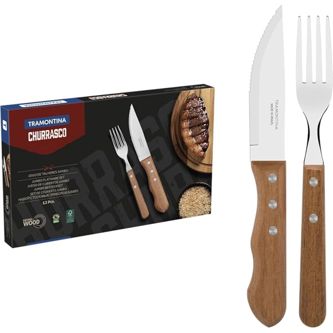 JOGO CHURRASCO INOX 12PC DYNAMIC TRAMONTINA