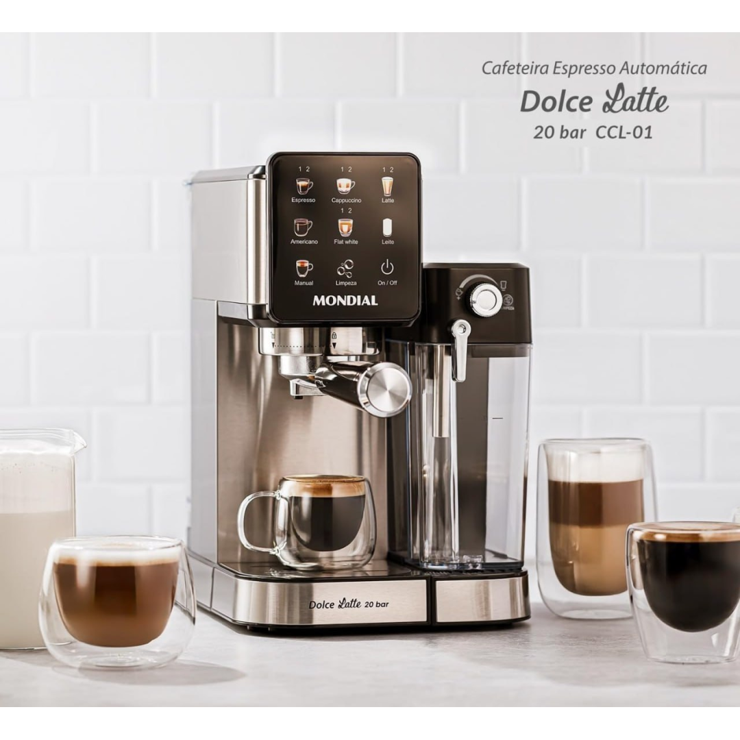 Cafeteira Espresso Automática Mondial CCL-01-20 Touch 1250w