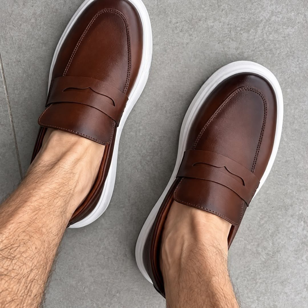 Sapato Loafer Mocassim Couro (2 cores)