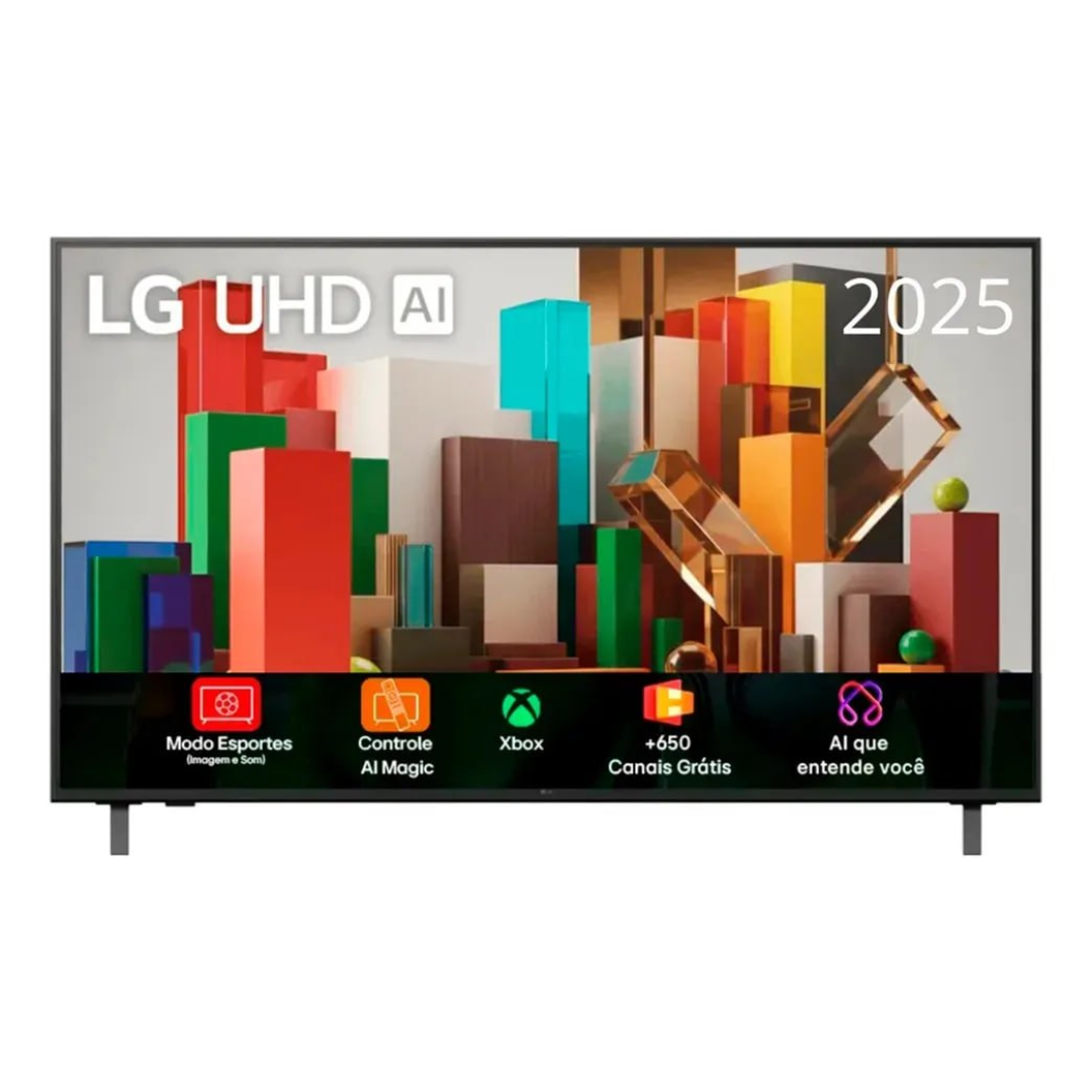 Smart TV 43' LG 43AU801C0SA 4K HDR10