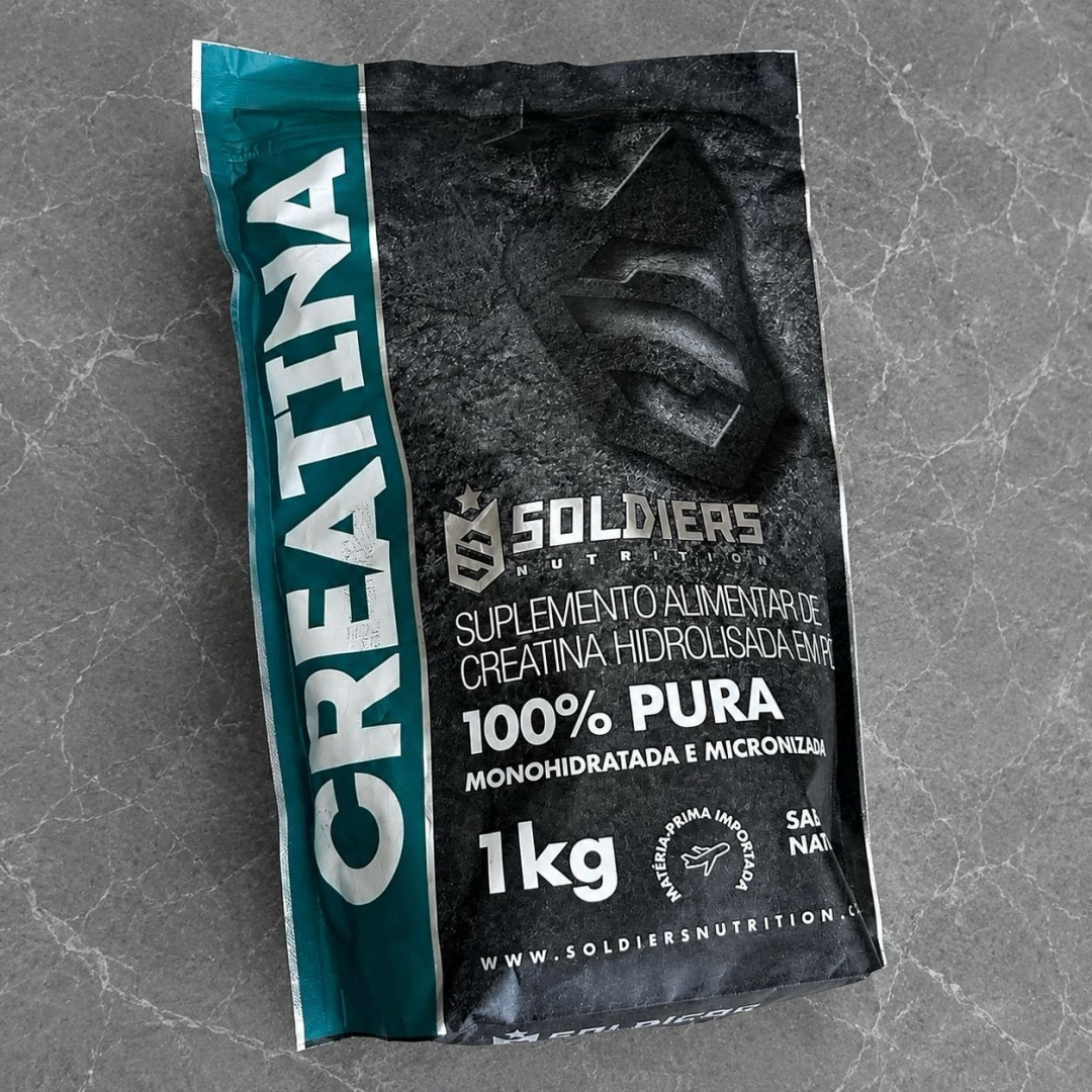 Creatina 1Kg 100% Pura Soldiers Nutrition