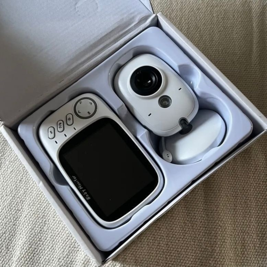 Baba Eletrônica Baby Monitor Vb603 Visão Noturna Dual Audio Branco