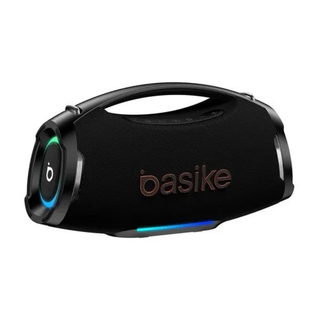 Caixa de Som Portátil Basike Bluetooth 200W Com Graves Reforçados e À Prova D'Água