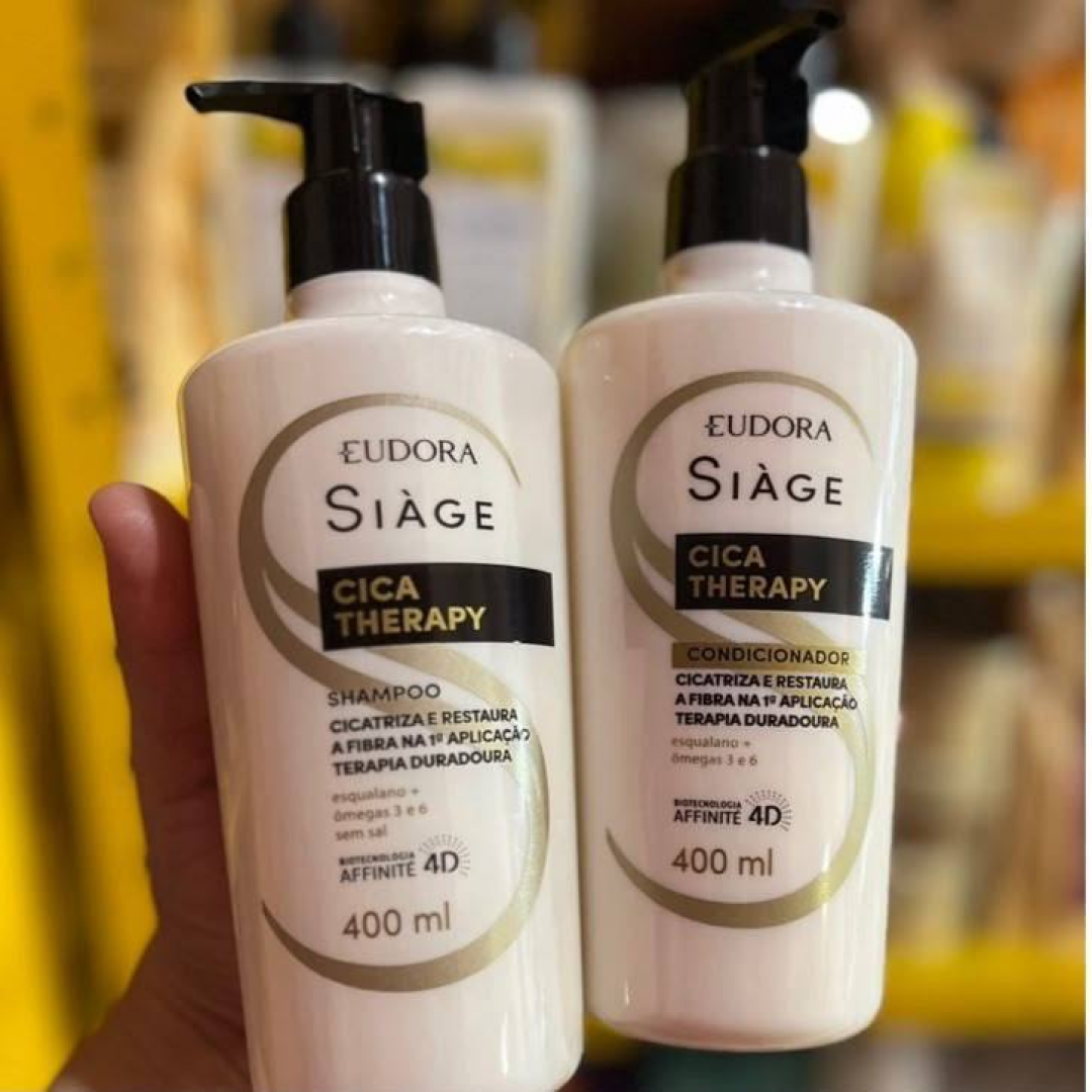 Combo Shampoo + Condicionador Cica Therapy 400ml Eudora
