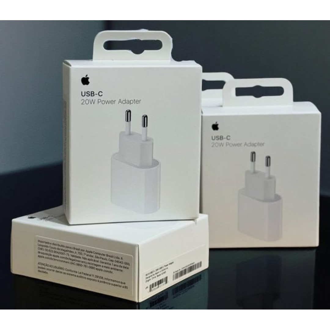 Original) Adaptador de Corrente Apple USB-C de 20W