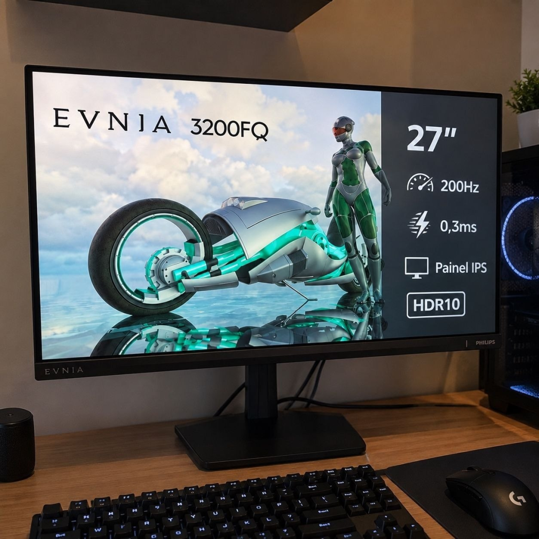 Monitor Phillips 23.8" Full HD IPS 200Hz 0,3ms HDR10