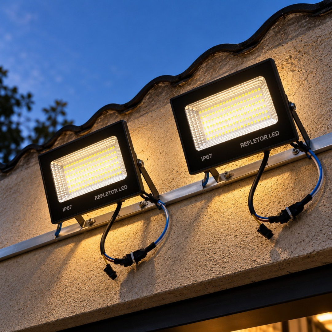 Kit com 2 Refletor Super Led 400w IP67