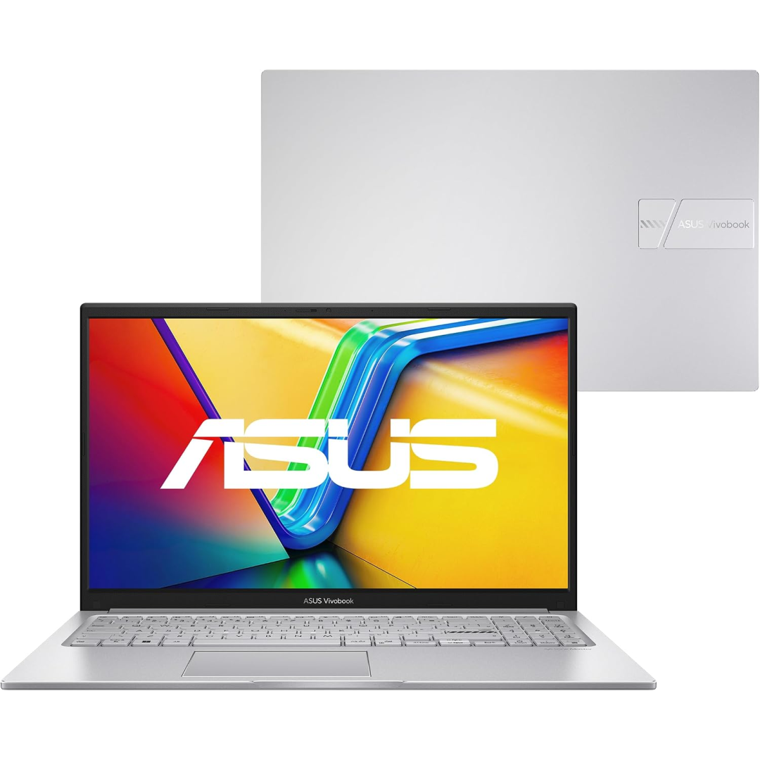 Notebook ASUS Vivobook 15, Intel Core i5, 8 GB, 256 GB SSD W11 Home, 15.6'' FHD, Cool Silver - X1504VA-NJ1738W