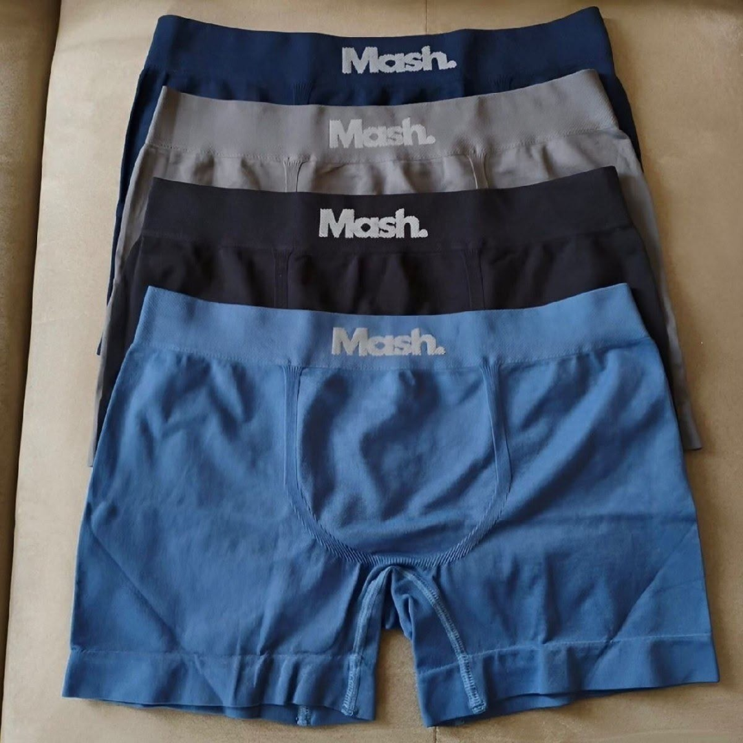 Kit com 4 Cuecas Boxer Algodão Mash
