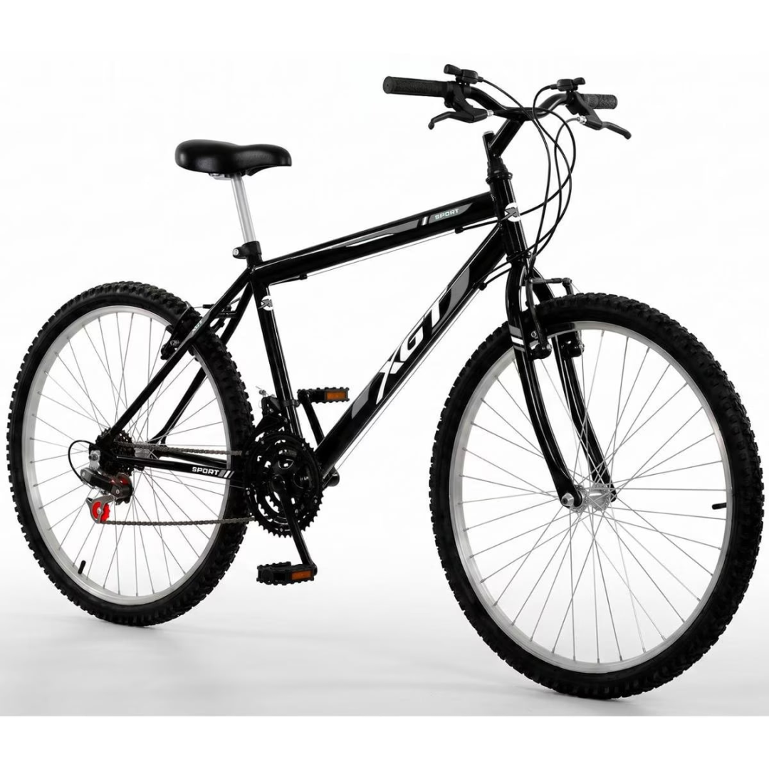 Bicicleta Aro 26 XGT Sport Infantil Adulto 18 Marchas Freio VBrake