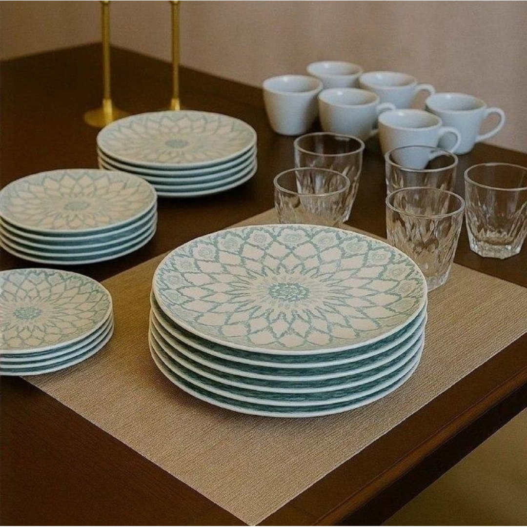 Aparelho De Jantar E Chá 20 Peças Donna Mandala