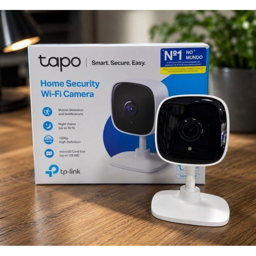 Câmera de Segurança TP-Link Tapo C100 Wifi 1080P FHD