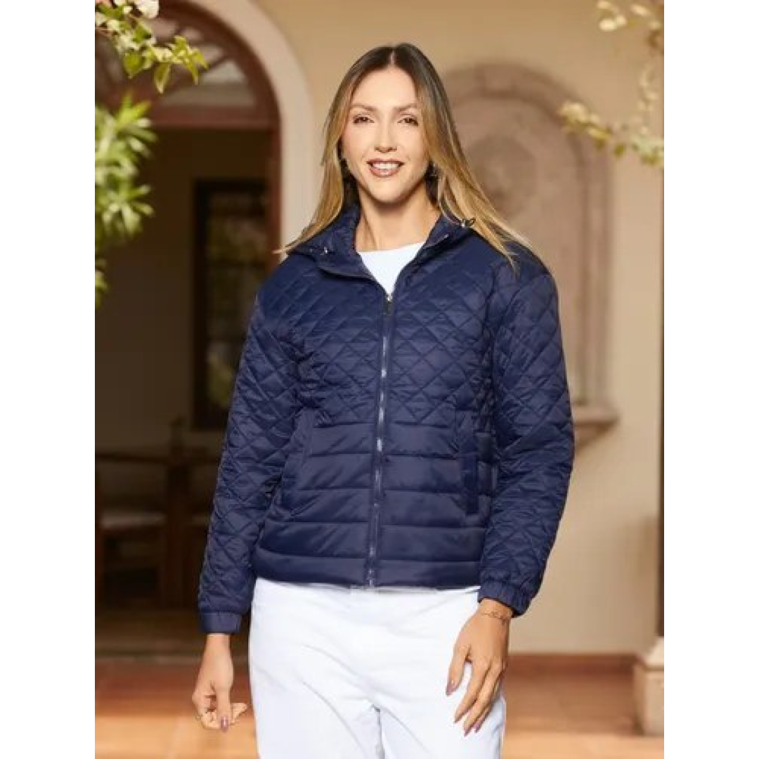 Jaqueta Fem. Nylon Capuz Facinelli 620272
