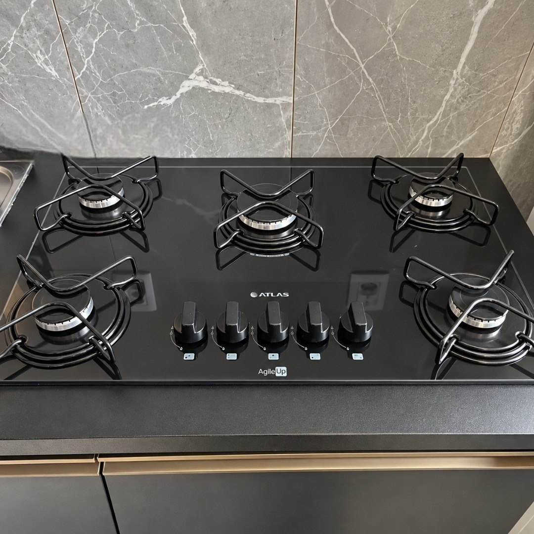 Cooktop 5 Bocas A Gás Atlas Agile Up