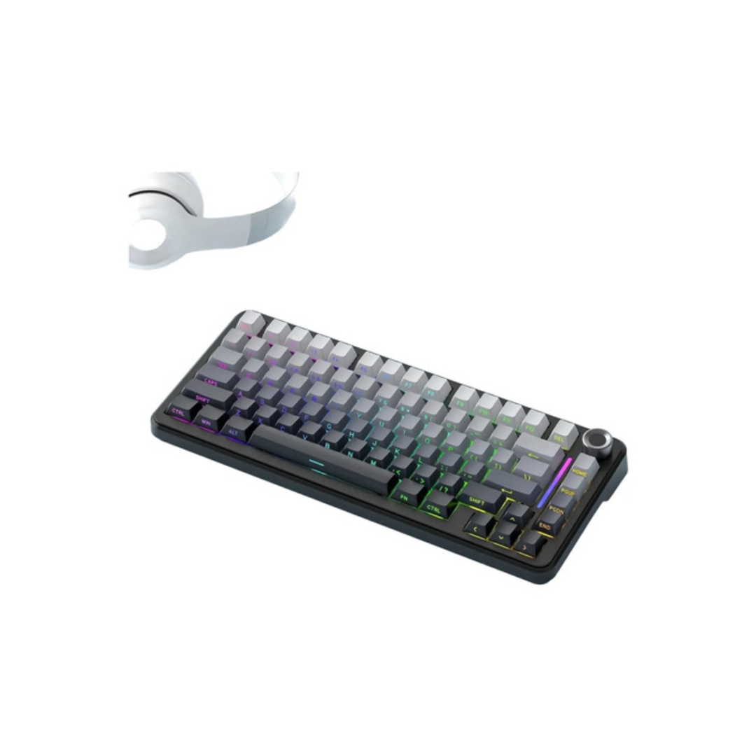Teclado Mecânico F75 Sem Fio 75% Rgb