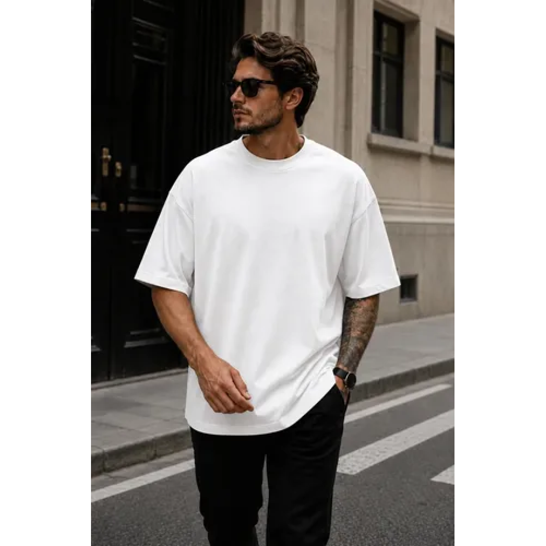 Camiseta Oversized 100% Algodão (5 cores)