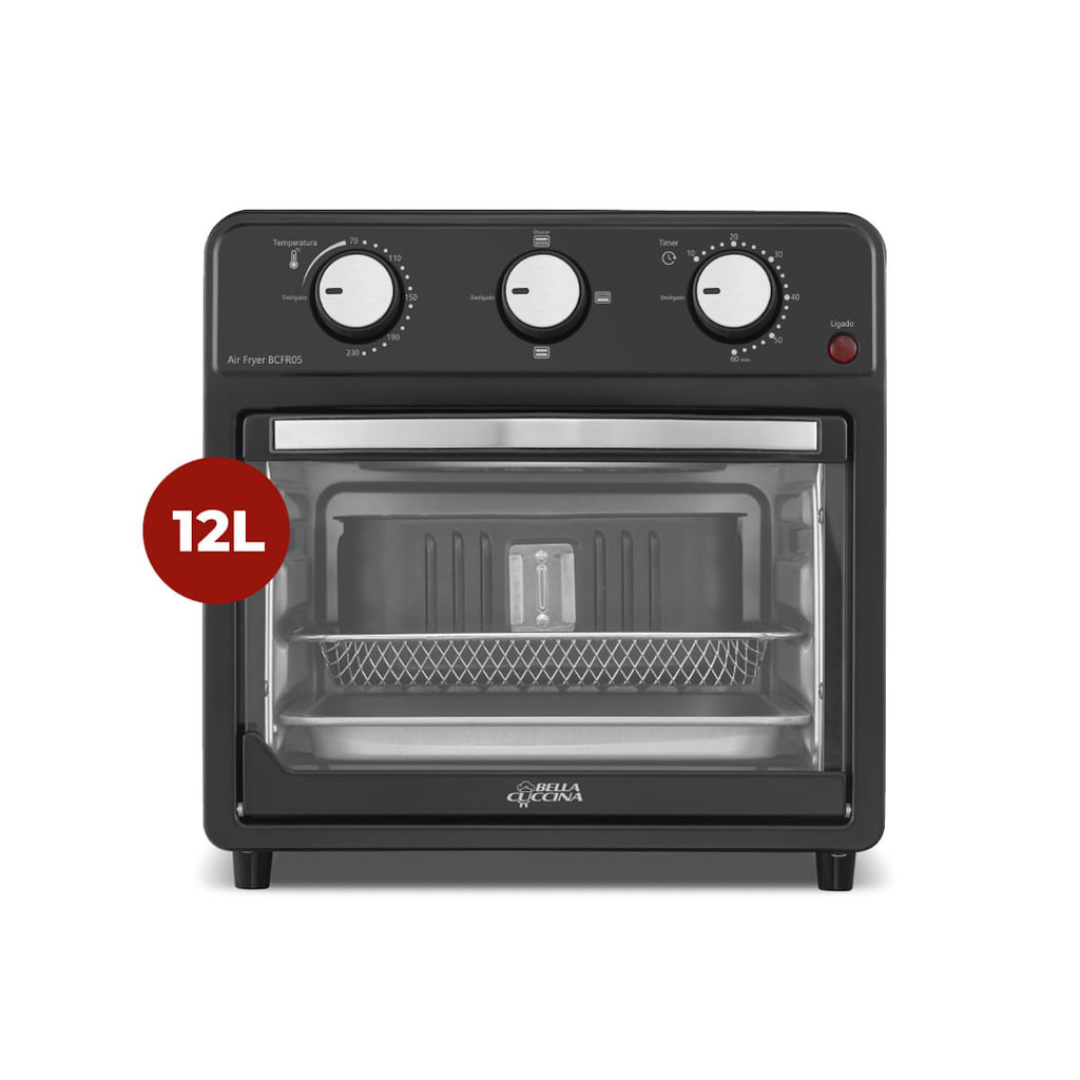 Air Fryer Oven Britânia 12L Bella Cuccina 1500W Bcfr05