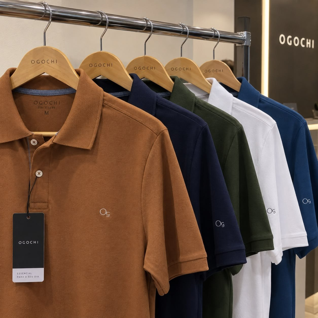 Camisa Gola Polo Ogochi Slim