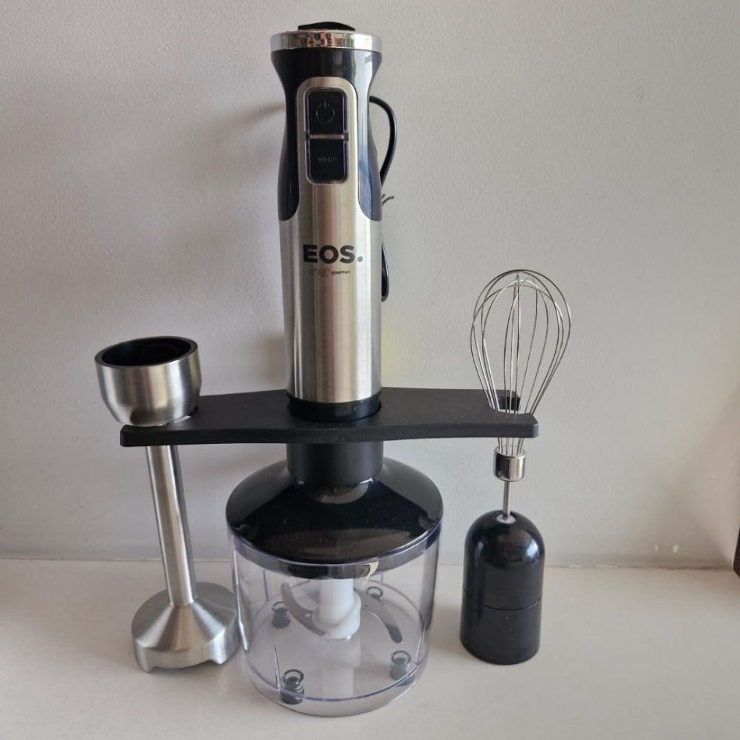 Mixer Eos 3 Em 1 12 Velocidades 850w Inox e Preto Emx03 110v