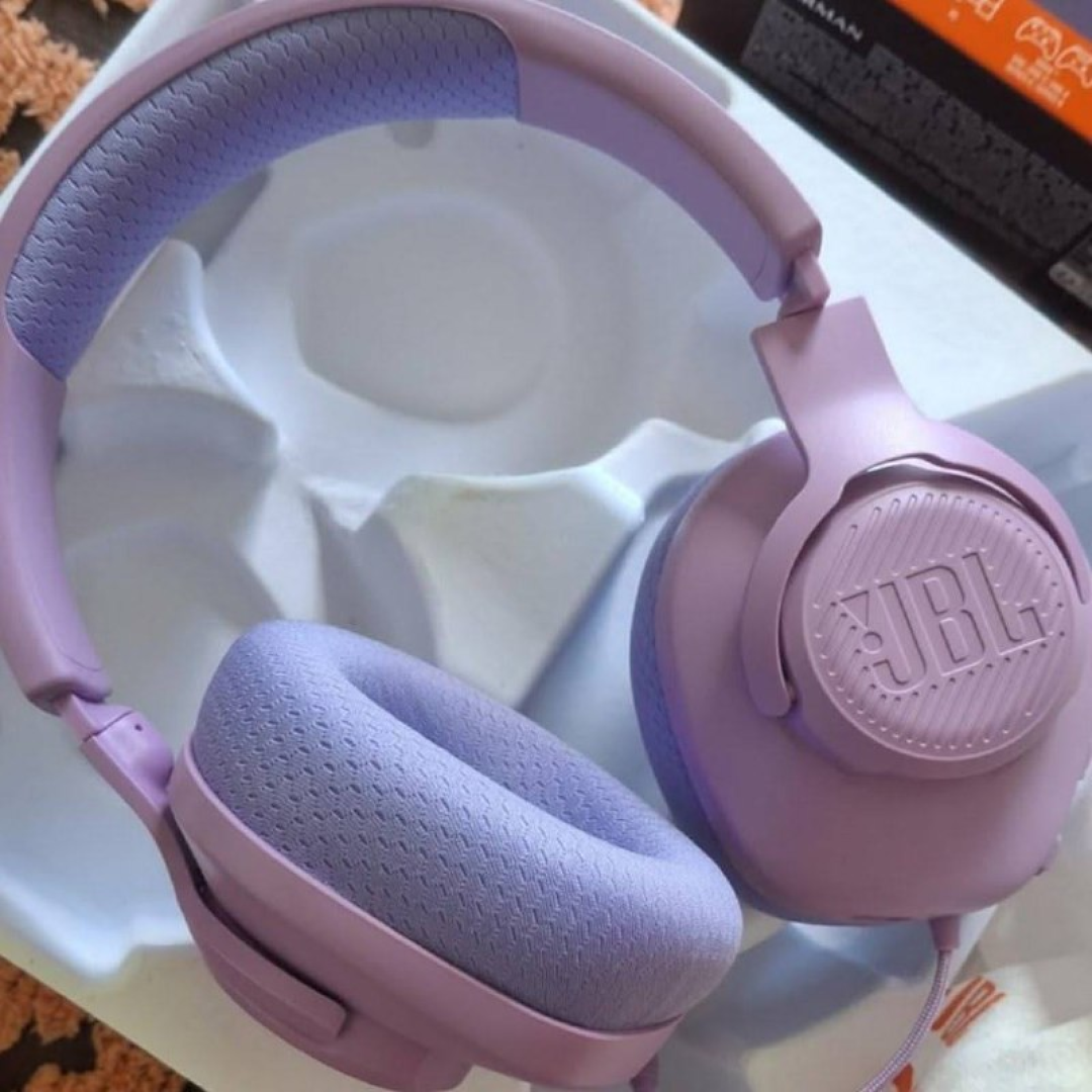 JBL, Fone de Ouvido Com Fio, JBL, Quantum 100M2, Headset Gamer, Over Ear, Microfone Removível - Rosa