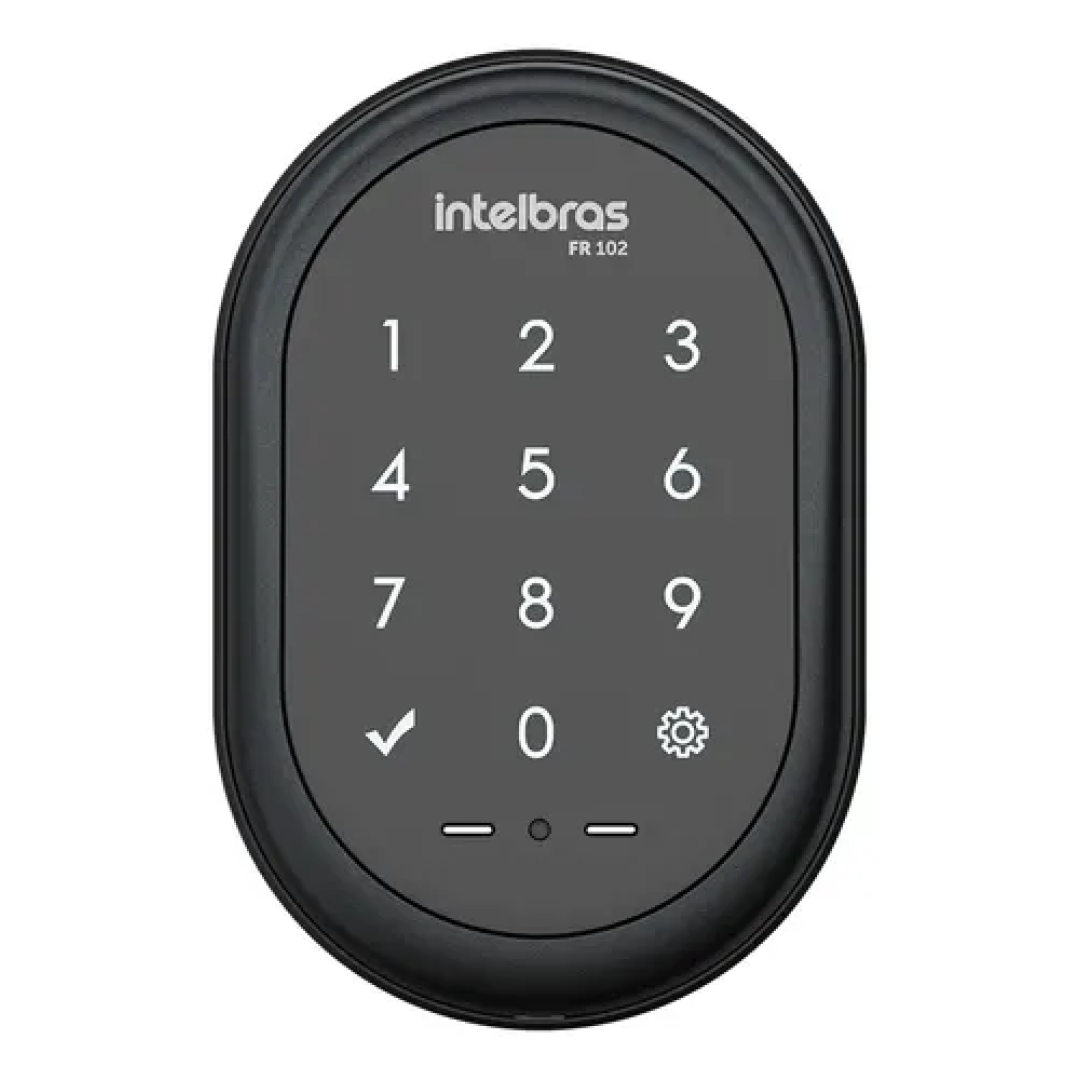 Fechadura Digital De Sobrepor Fr 102 Preto Intelbras
