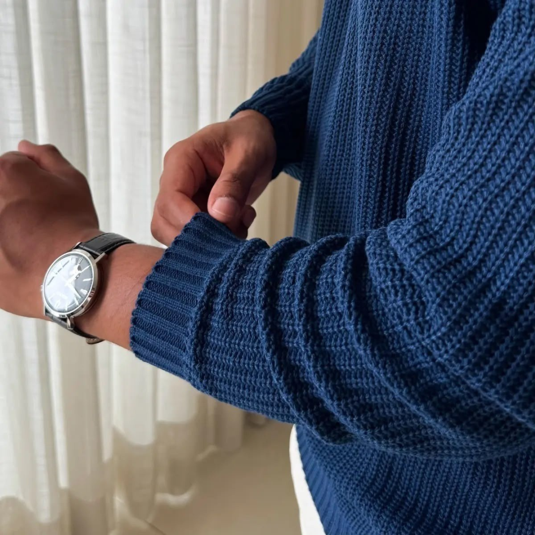 Suéter Lã Tricot Manga Longa (6 cores)