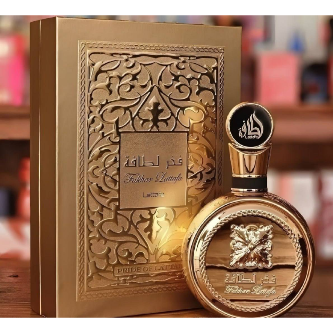 Perfume Árabe Lattafa Fakhar Gold Extrait Eau De Parfum 100m
