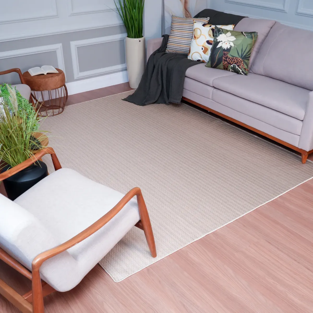 Tapete Sisal 300x300 Sala Comercial Sofisticação Elegância