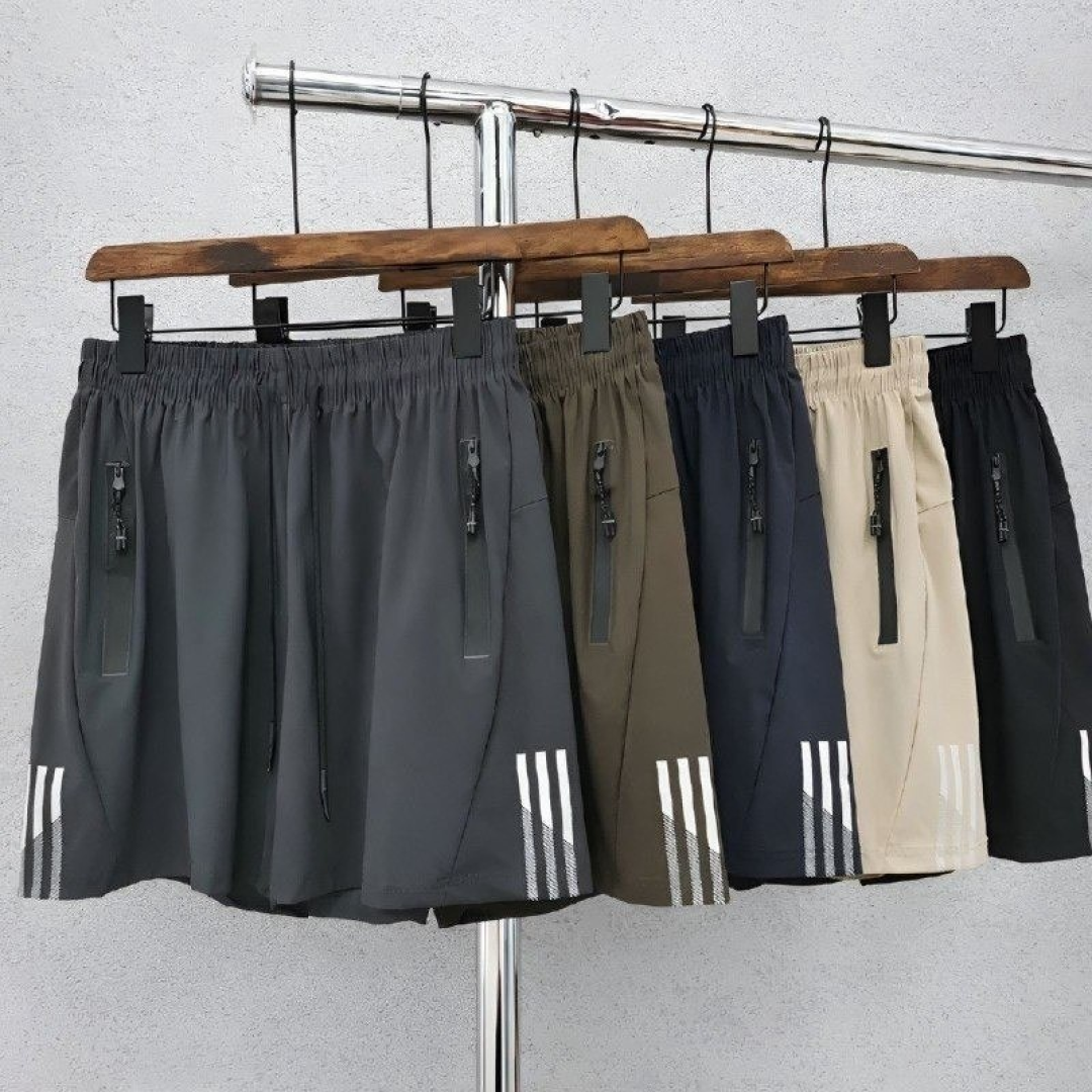 Kit com 3 Bermudas Dry Fit Secagem Rápida