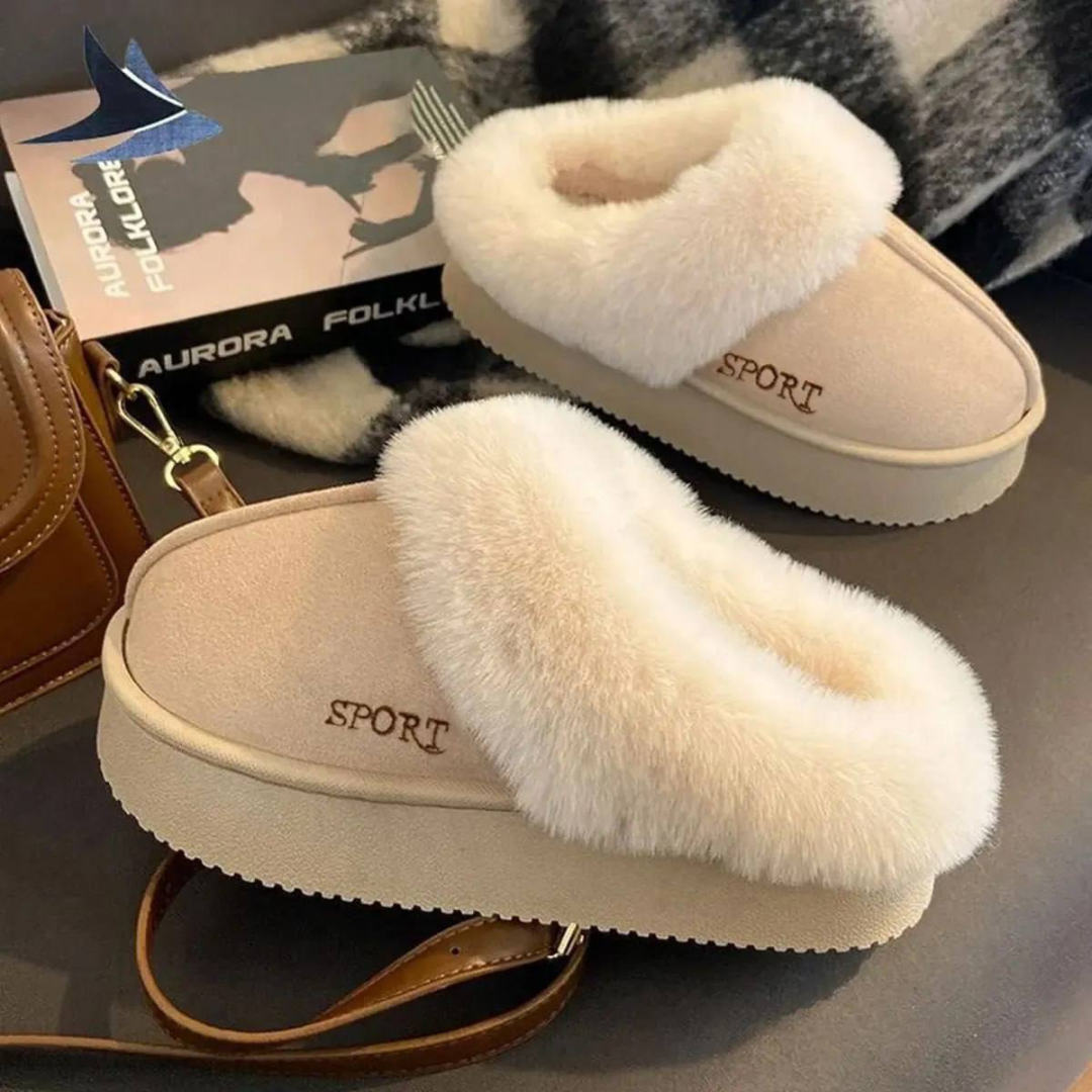 Pantufa Adultol Peluciada Térmica Inverno Confortável Luxo