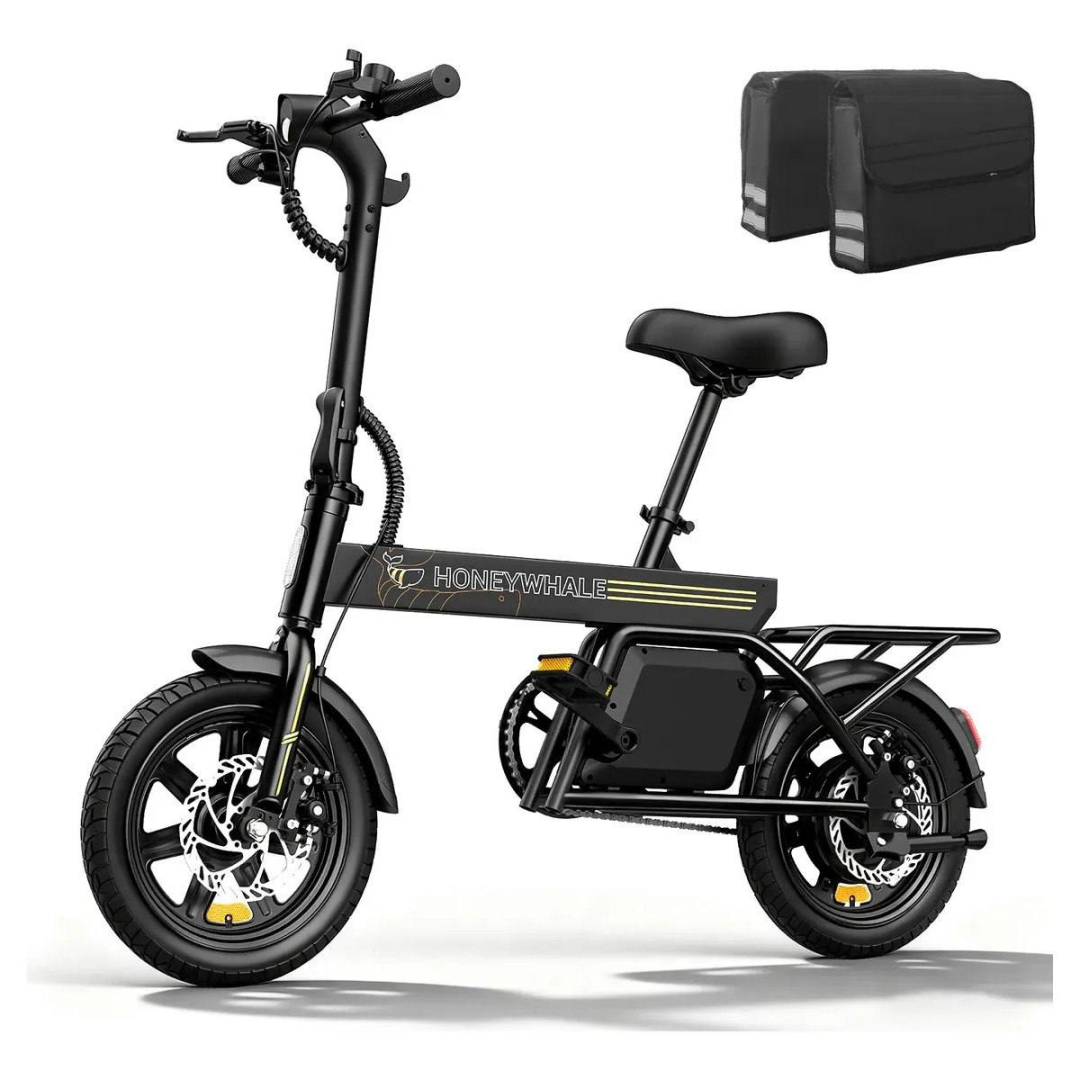 Honeywhale B20 Bicicleta Elétrica, 440w-35km-25km/h-120kg, Scooter Motor-ebike-adulto-bike-autonomia-velocidade Máxima-carga-honey Whale-fat-dobravel,...