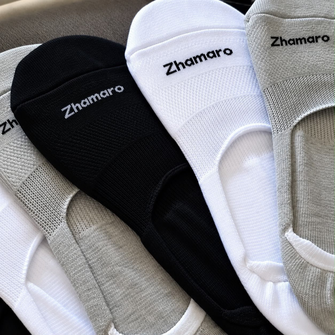 Kit com 10 Pares Meias Zhamaro Algodão Sapatilha