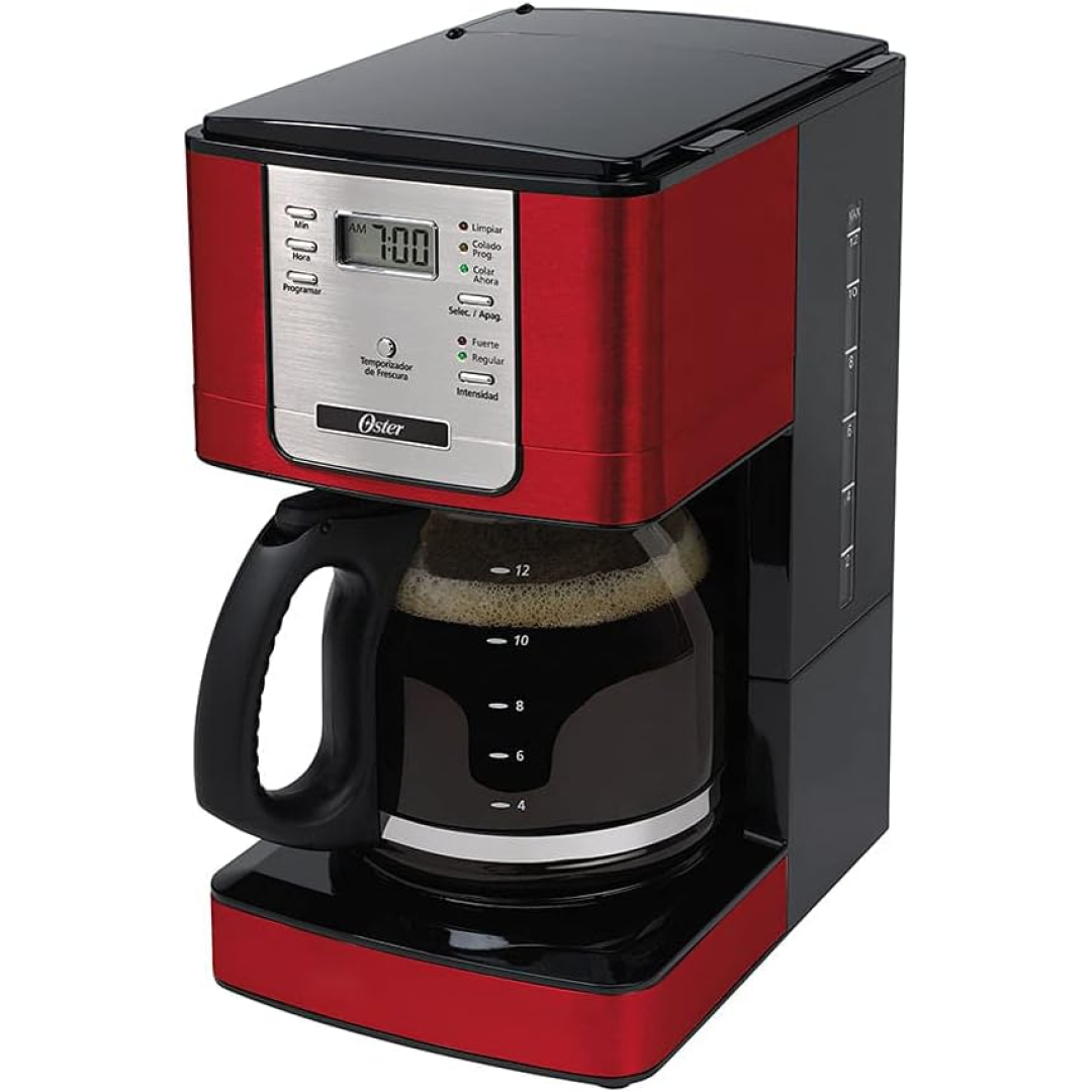 Oster Cafeteira Flavor Programável, Vermelha, 220v