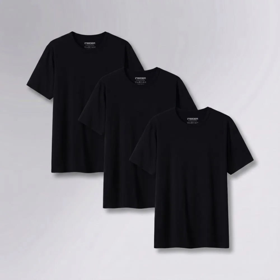 Kit 3 Camisetas Light T-shirt Insider